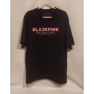 Blackpink Womens Mens Black Deadline World Tour Hot Topic T-Shirt Tee Size XXL